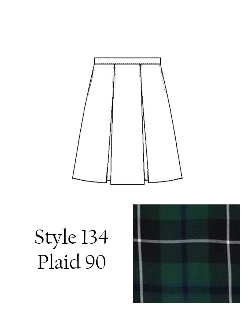 SKIRT STYLE 134 PLAID 90