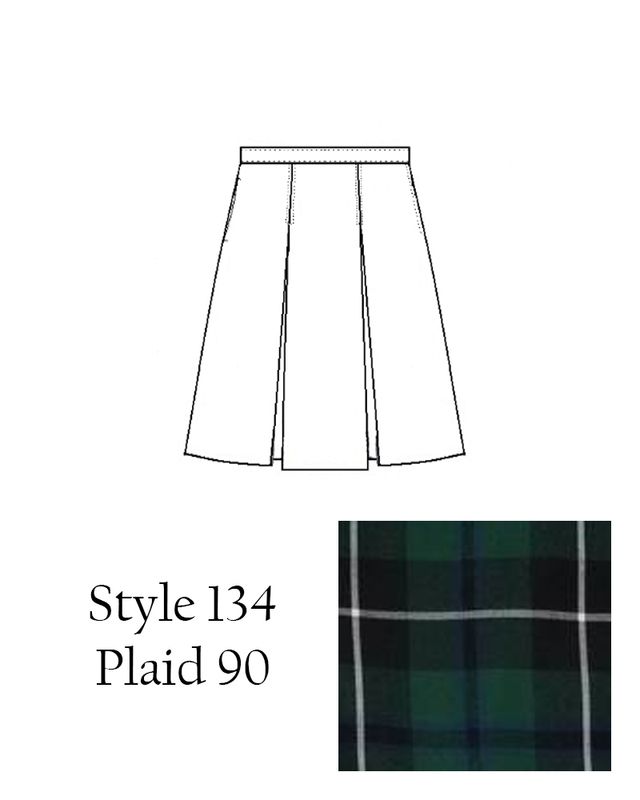 SKIRT STYLE 134 PLAID 90