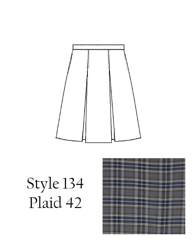 SKIRT STYLE 134 PLAID 42