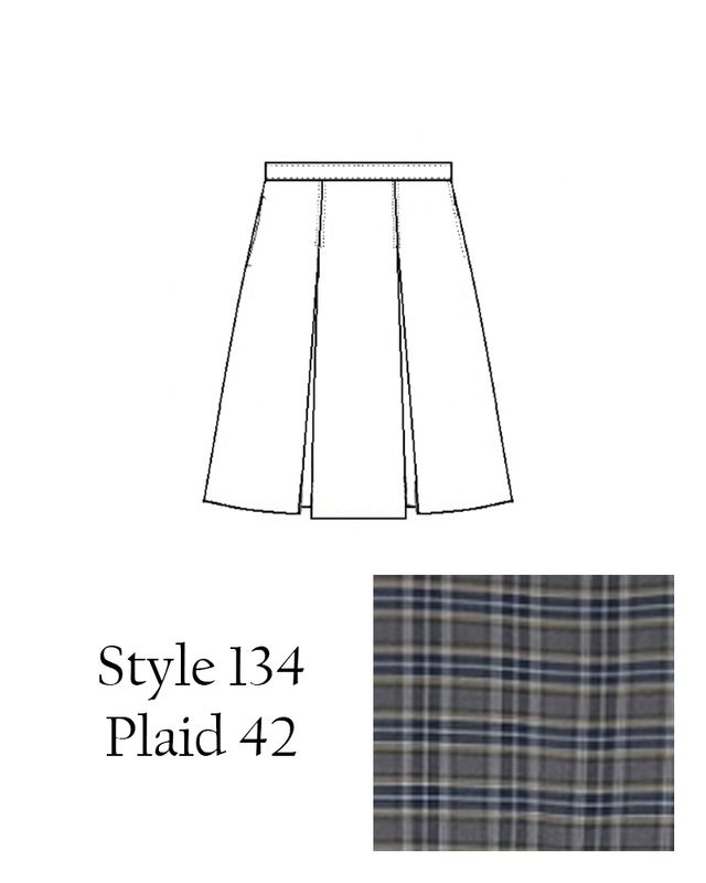 SKIRT STYLE 134 PLAID 42