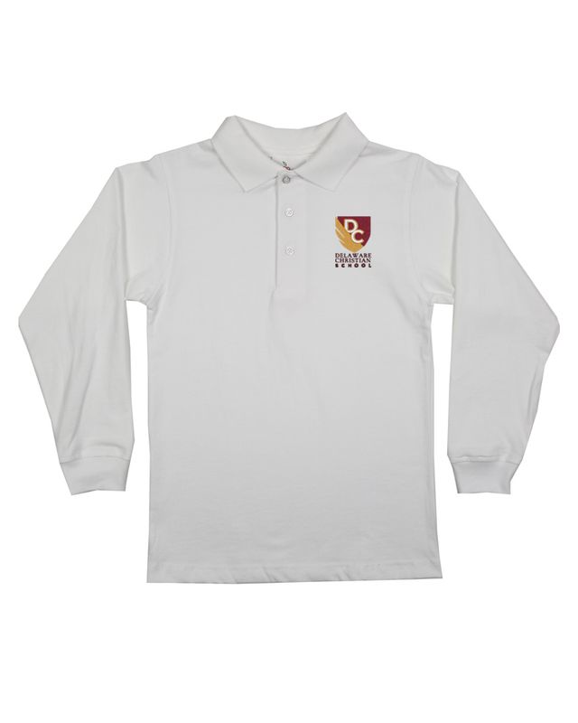 DELAWARE CHRISTIAN LS JERSEY POLO