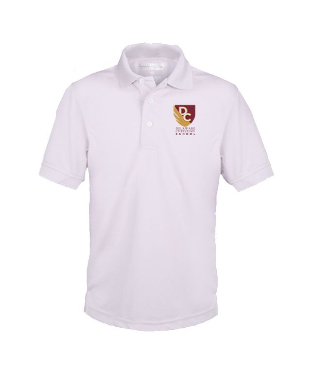 DELAWARE CHRISTIAN DRY FIT SHORT SLEEVE POLO 