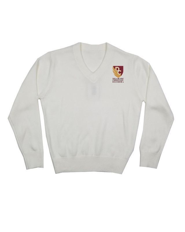 DELAWARE CHRISTIAN V-NECK PULLOVER