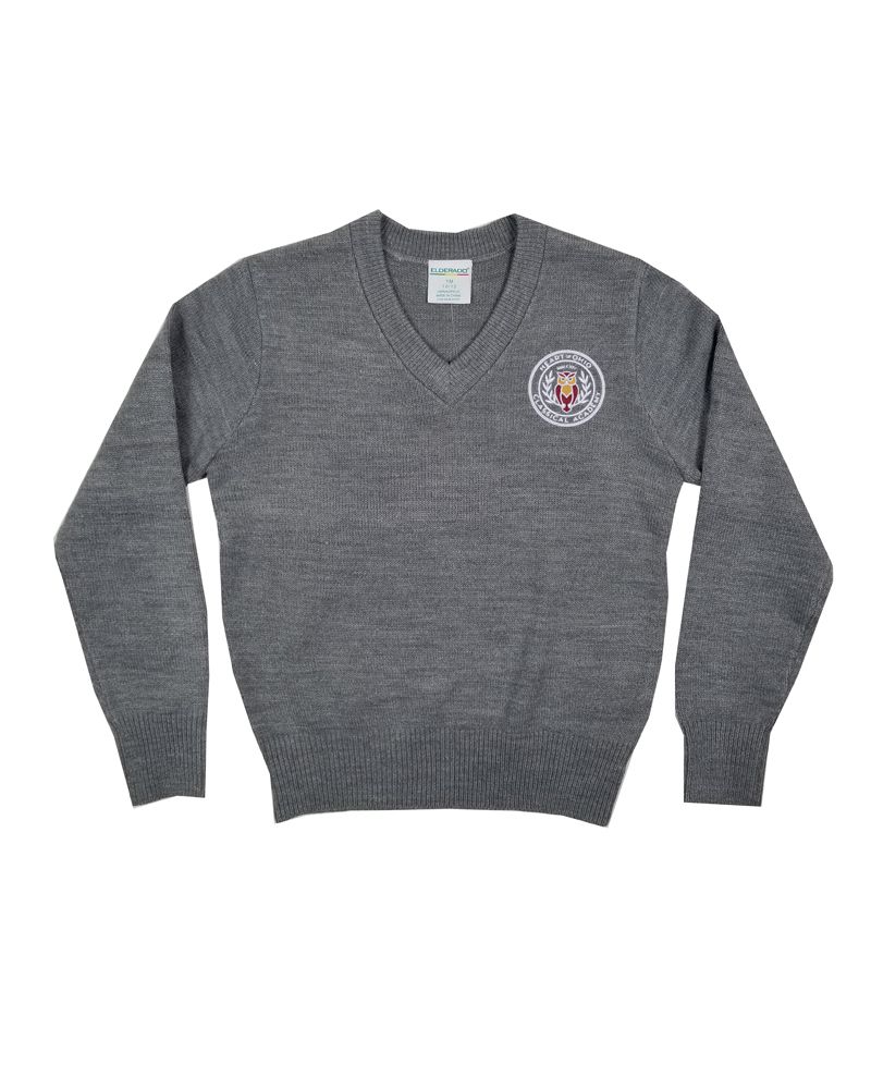 HEART OF OHIO V-NECK PULLOVER SWEATER
