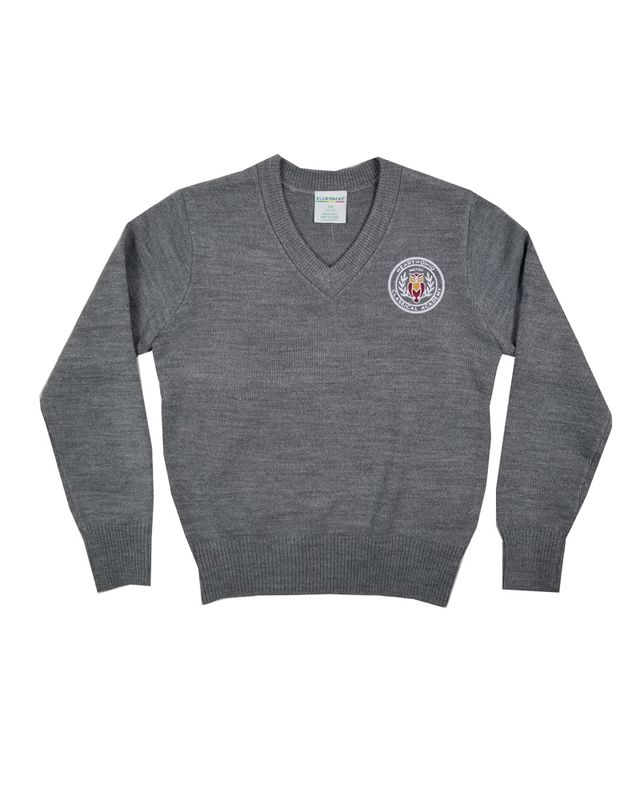 HEART OF OHIO V-NECK PULLOVER SWEATER