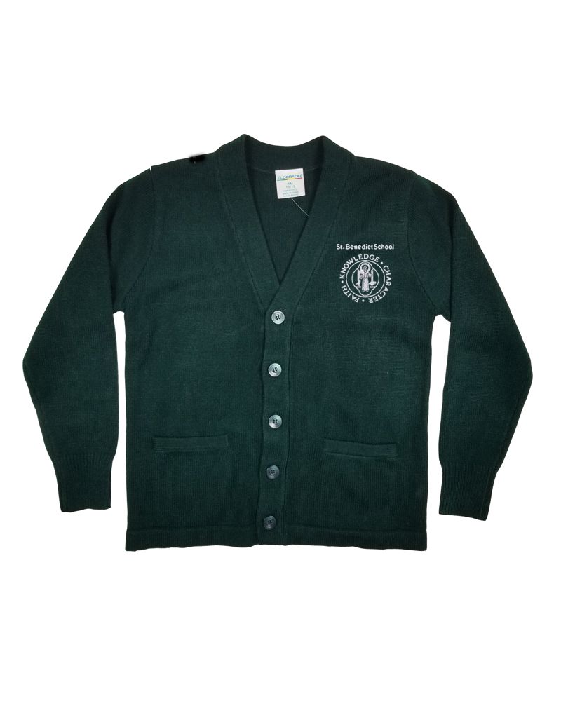 ST. BENEDICT V-NECK CARDIGAN
