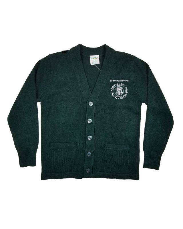 ST. BENEDICT V-NECK CARDIGAN