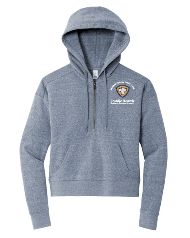 MCHD District Women's Tri-Fleece 1/2 Zip Pullover