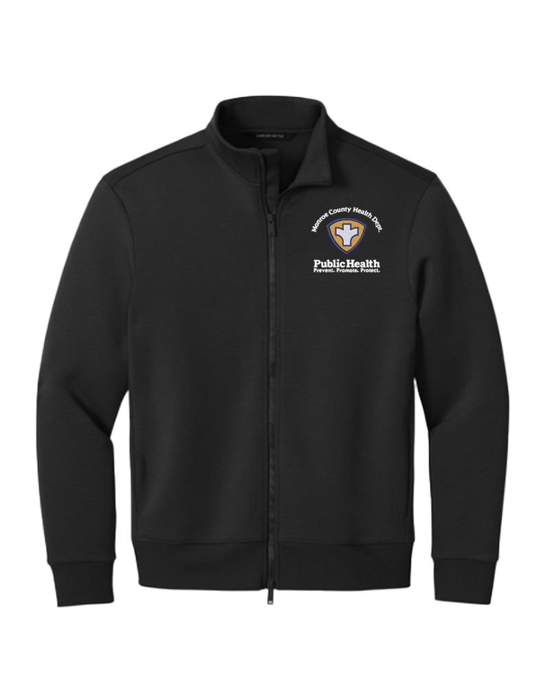 MCHD Mercer &amp; Mettle Soft Spacer Full-Zip Jacket, Color: Deep Black, Size: Adult XS