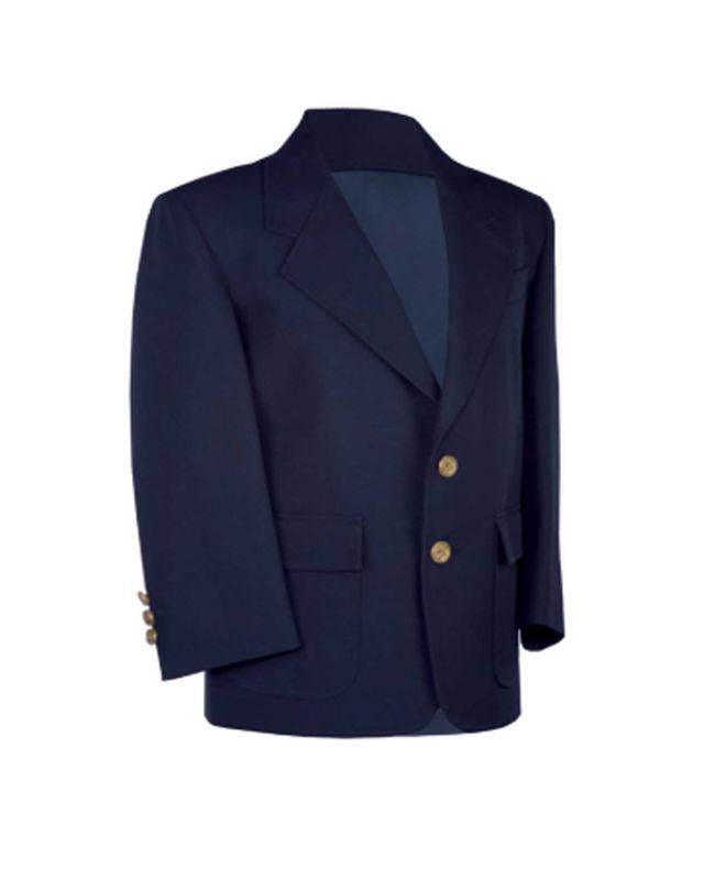 BOYS PLAIN BLAZER NAVY