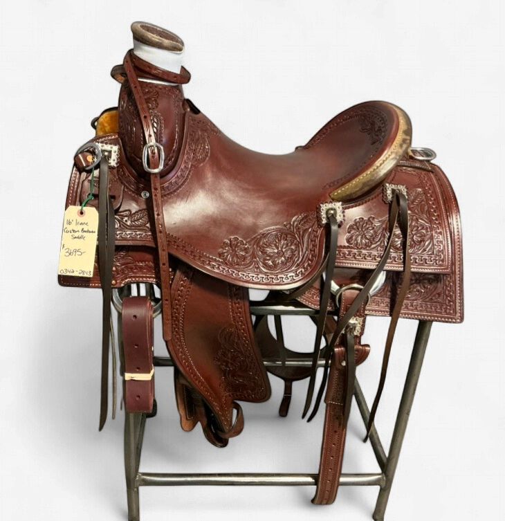 Irvine's Custom 16" Buckaroo Saddle 1