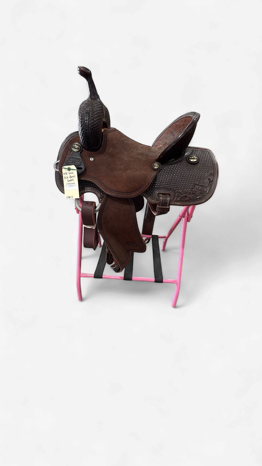 Irvine’s 14.5 Elite Barrel Saddle 1