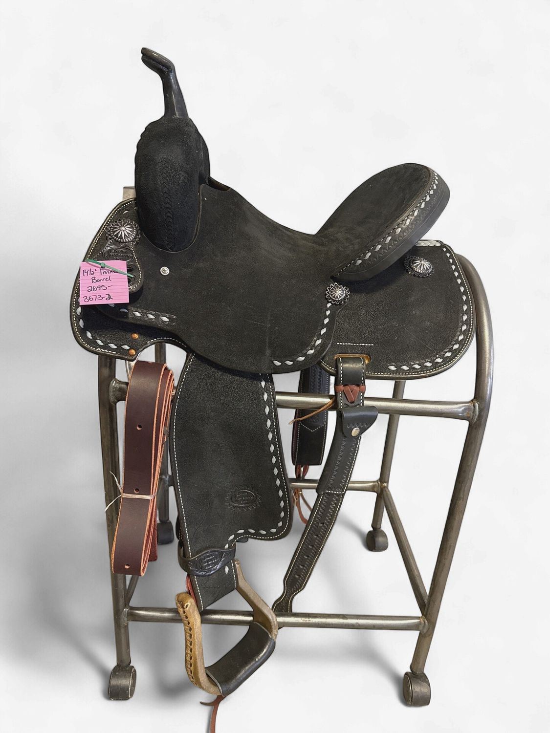 Irvine's 14 1/2”Barrel Saddle