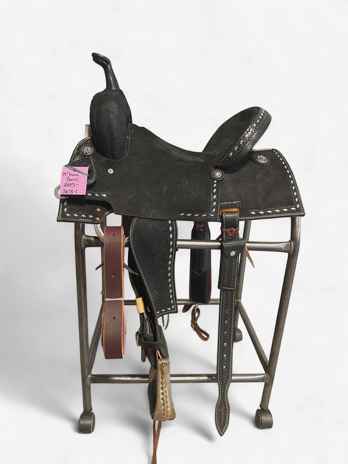 Irvine's 14" Barrel Saddle