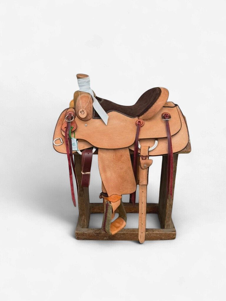 Irvine's 16" OY Team Roping Saddle
