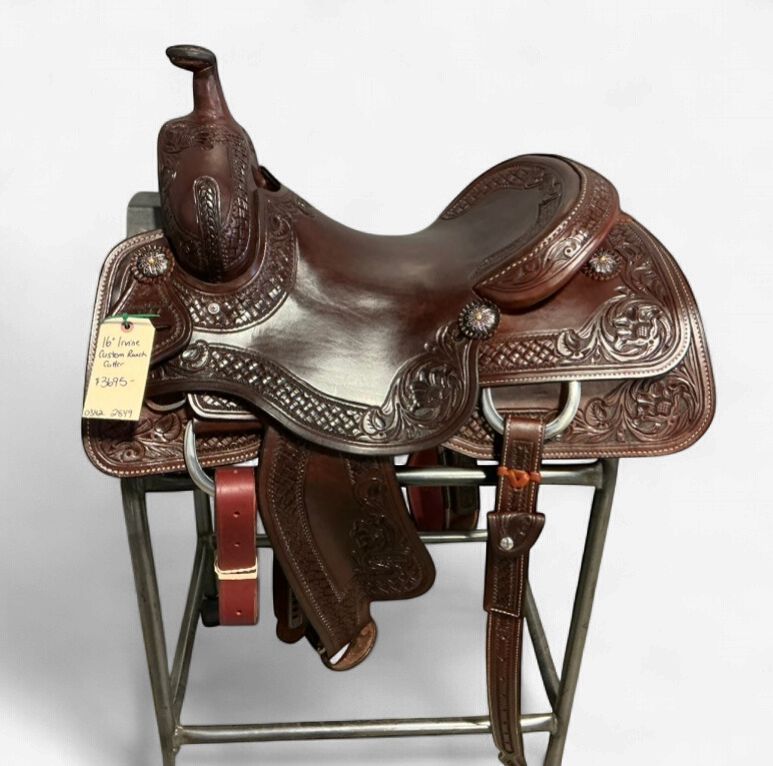 Irvine's Custom 16 “Ranch Cutting Saddle