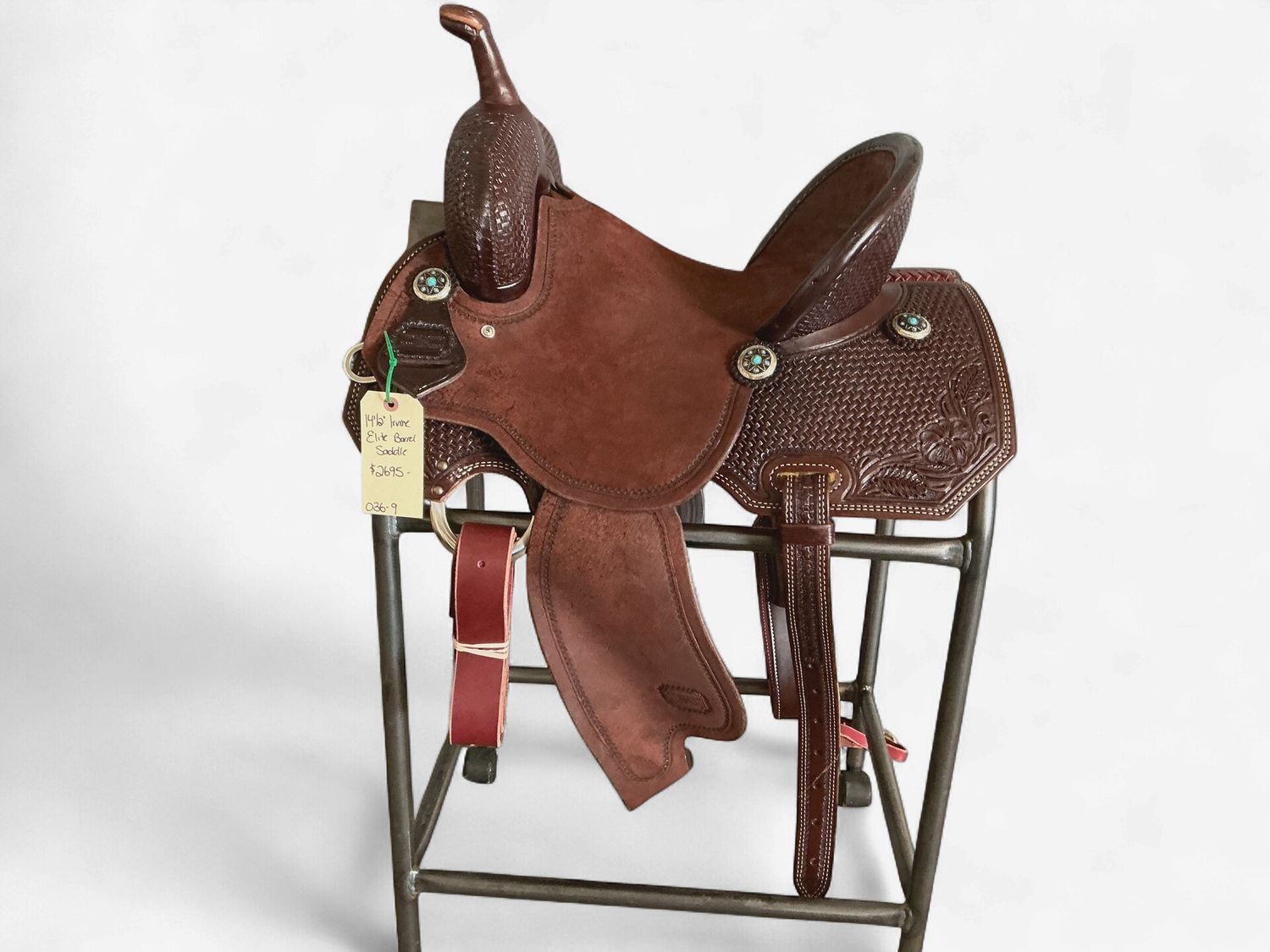 Irvine’s 14.5 Elite Barrel Saddle  036-9