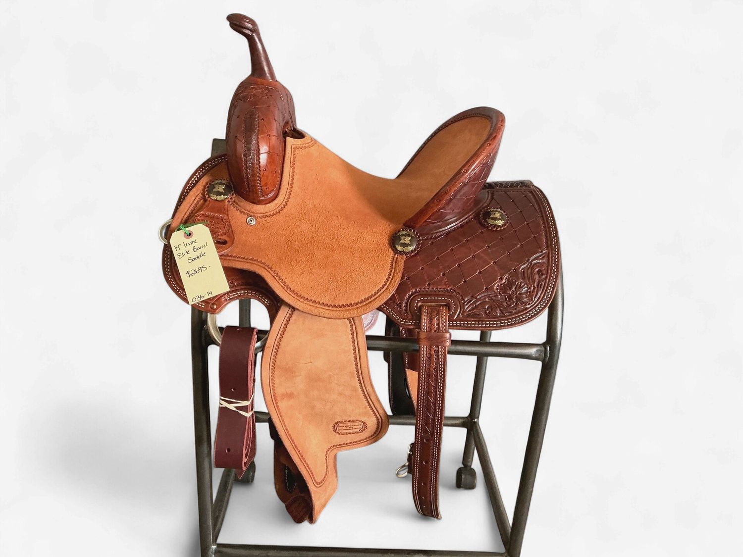 Irvine’s 14” Elite Barrel Saddle 036-13