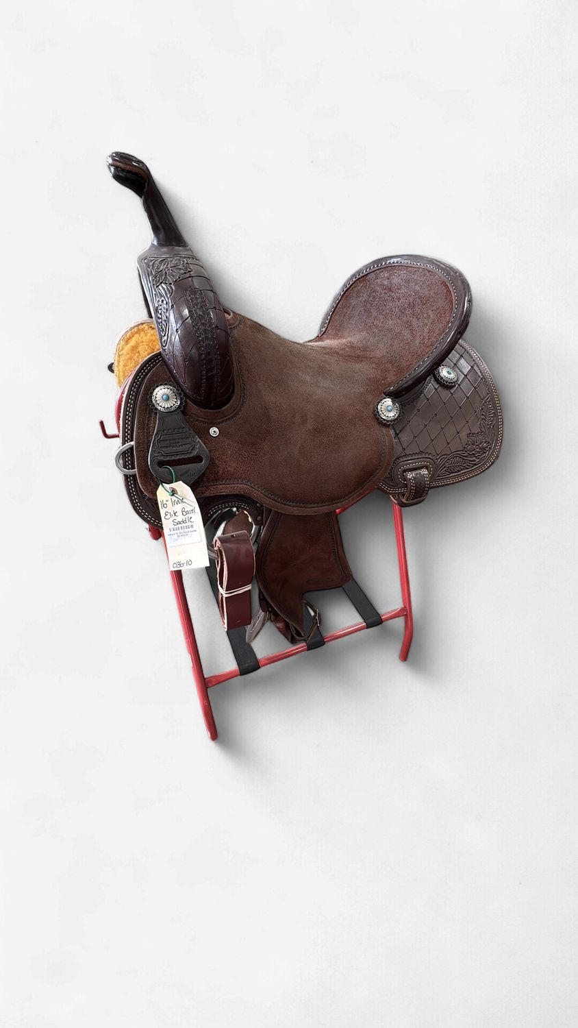 Irvine’s 16” Elite Barrel Saddle