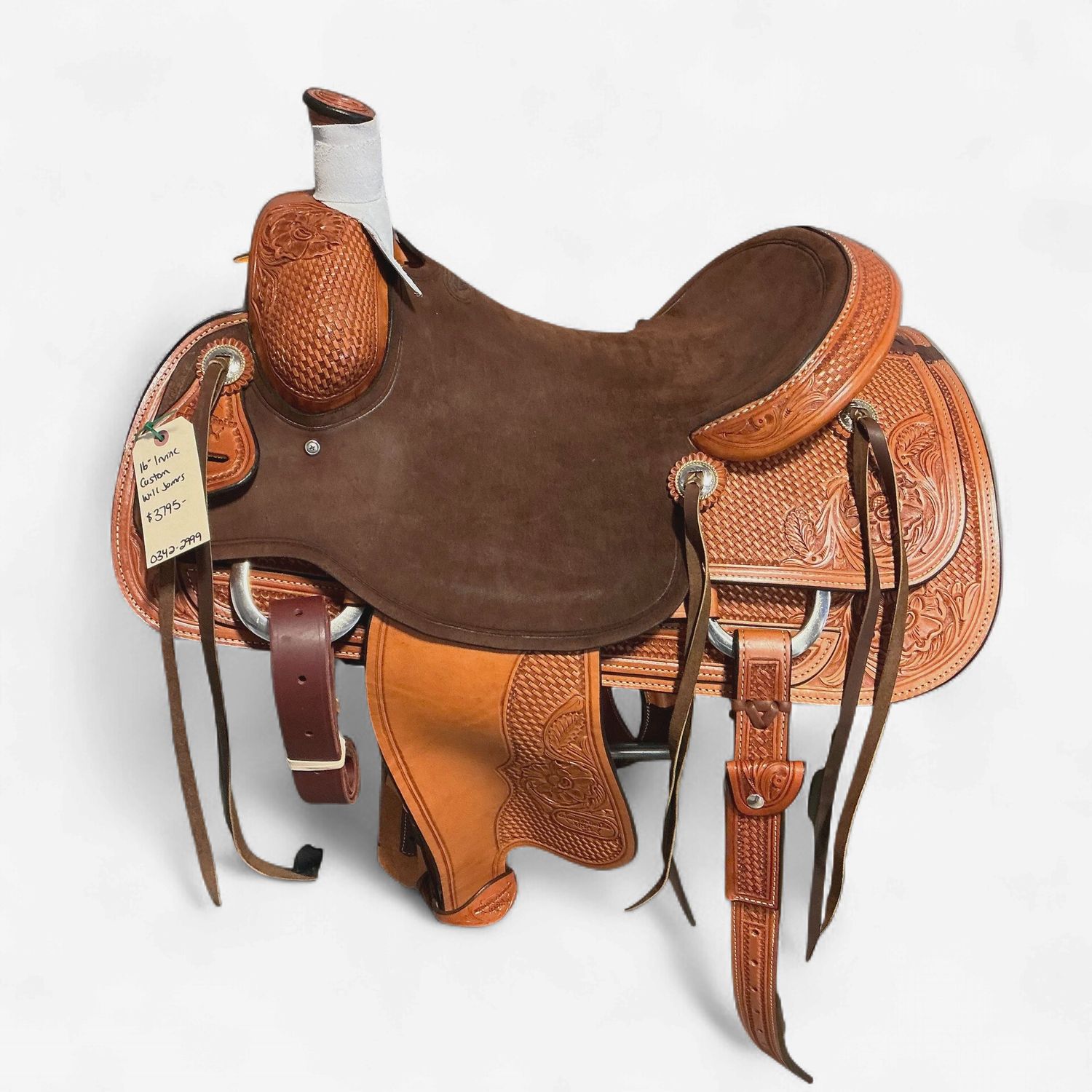 Irvine's Custom 16” Will James Ranch Saddle