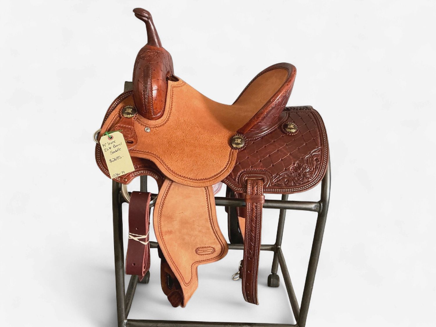 Irvine’s 14” Elite Barrel Saddle