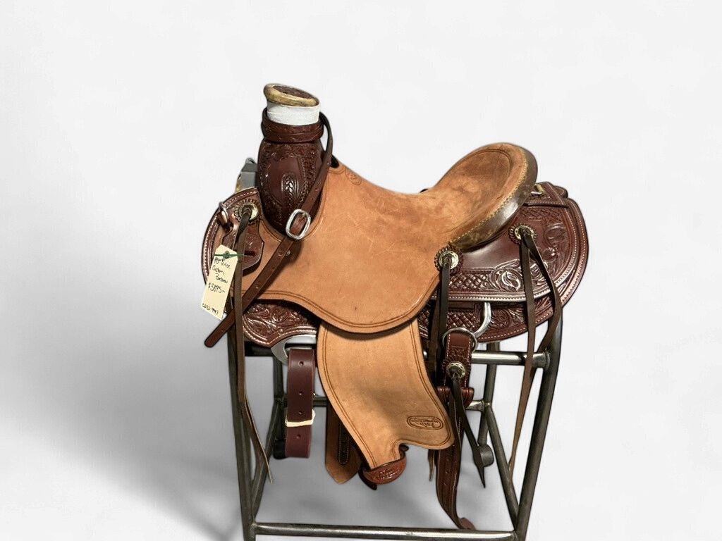 Irvine’s Custom 15” Buckaroo Saddle