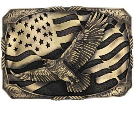 Montana Silversmiths Forever Free Heritage Attitude Buckle