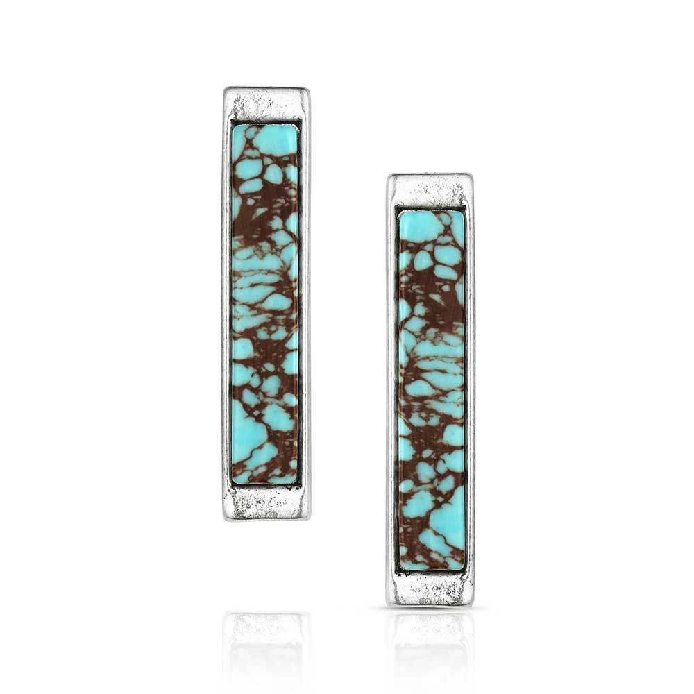 Montana Silversmiths Turquoise River Earrings