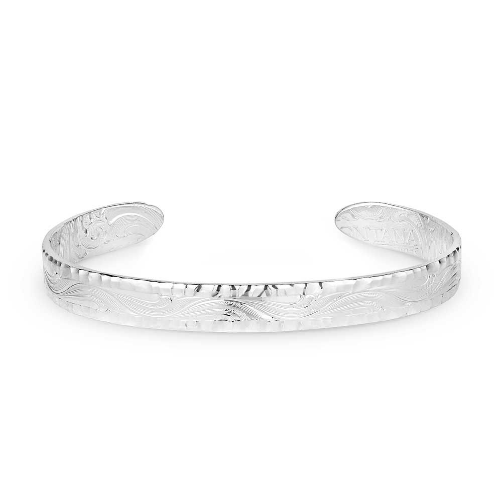 Montana Silversmiths Timeless Elegance Chiseled Cuff Bracelet