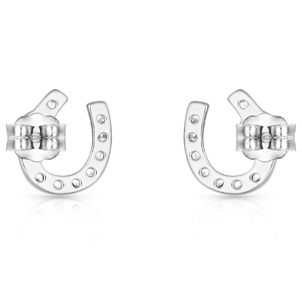 Montana Silversmiths Lightfoot Horseshoe Earrings