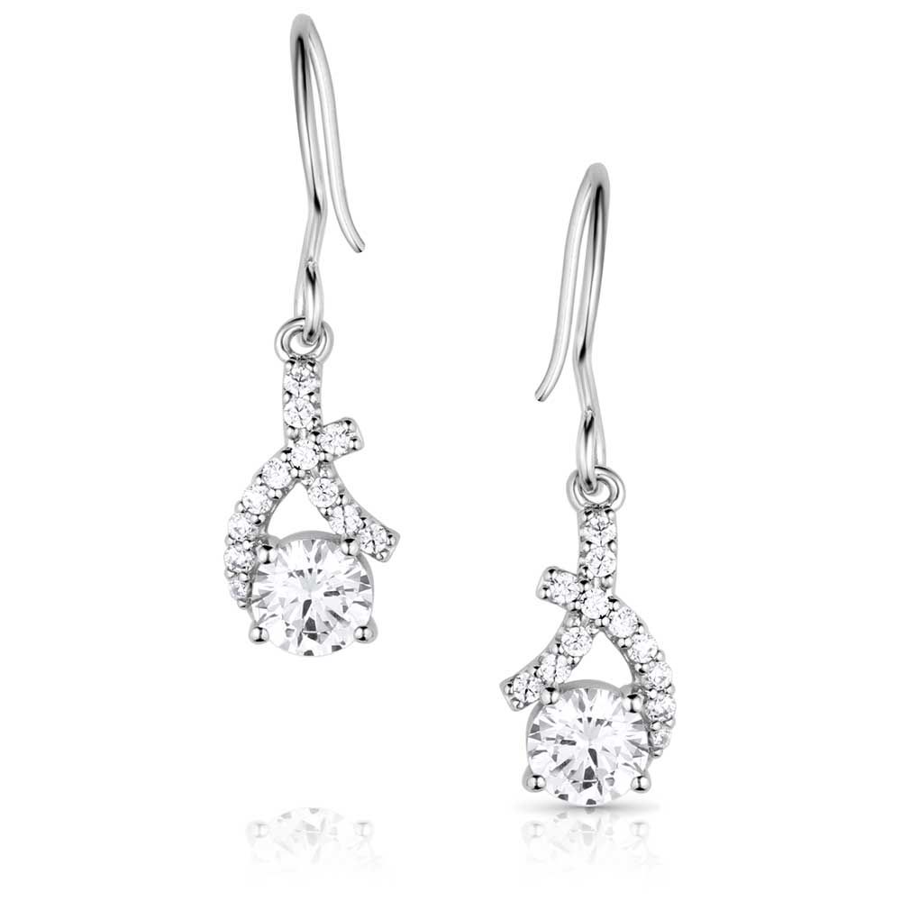 Montana Silversmiths Hugs &amp; Kisses Crystal Earrings