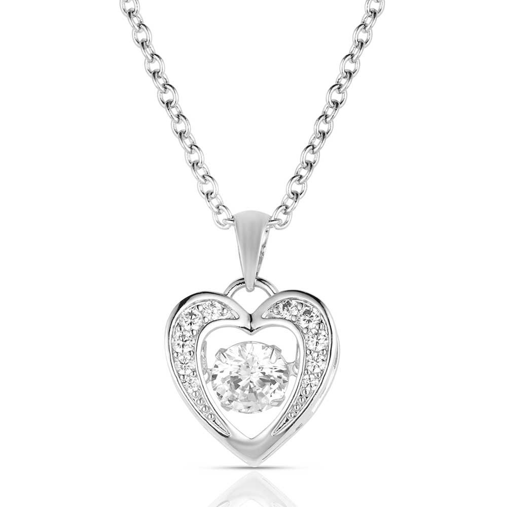 Montana Silversmiths Let's Dance A Little Dance Heart Necklace