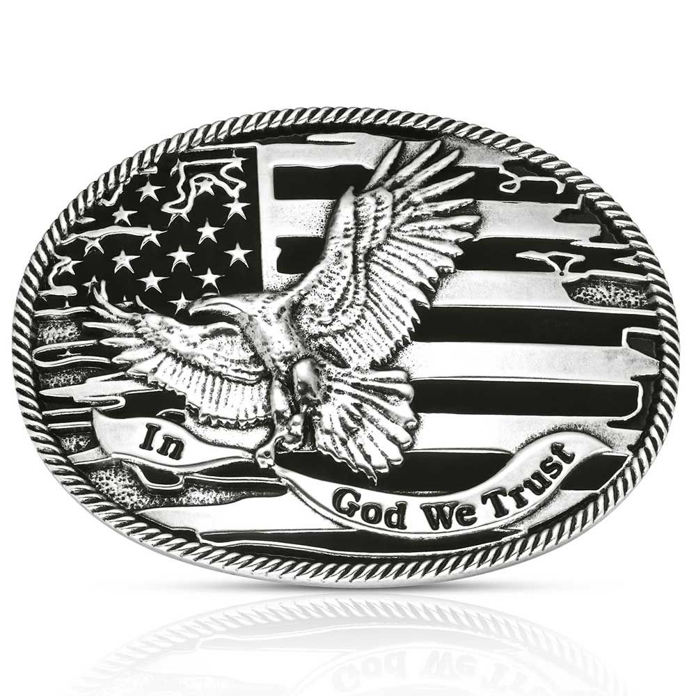 Montana Silversmiths Forged in Freedom Buckle