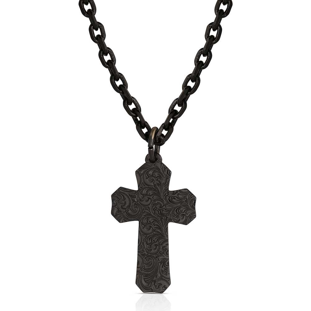 Montana Silversmiths Faded Glory Cross Necklace