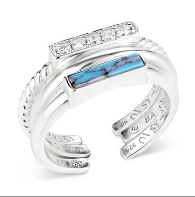 Montana Silversmiths Triple Threat Stacked Ring Set