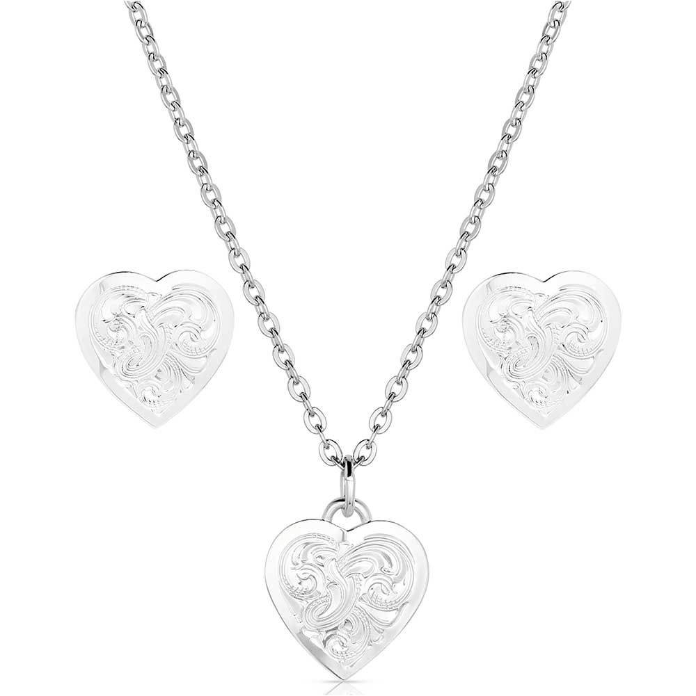 Montana Silversmiths Pure Heart Jewelry Set