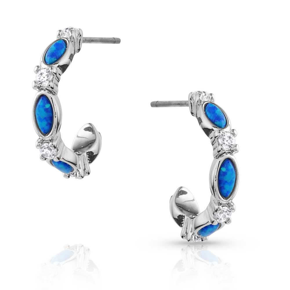Montana Silversmiths Touch of Turquoise Teardrop Earrings