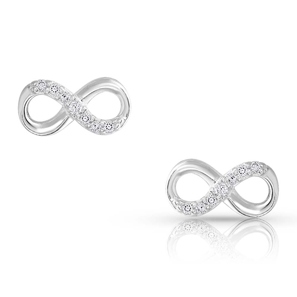 Montana Silversmiths Silver Shine Infinity Earrings
