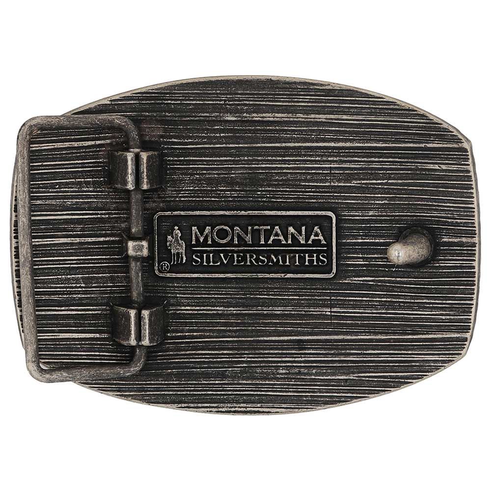 Montana Silversmiths Faithful Frontier Attitude Buckle