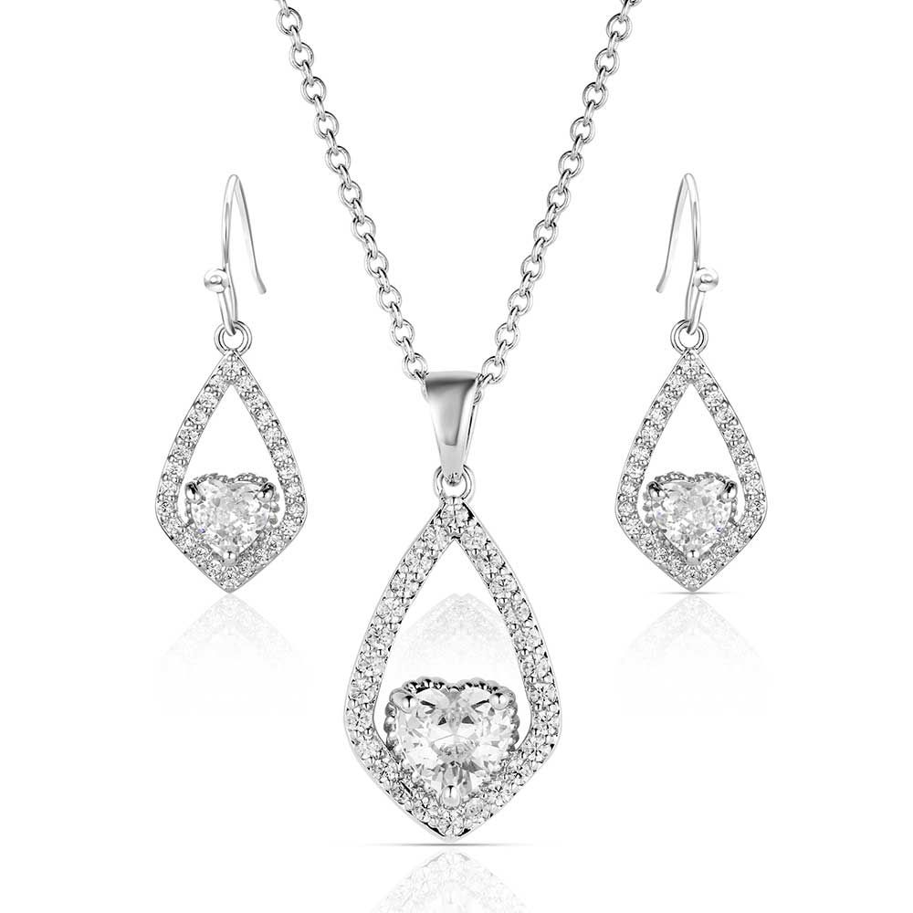 Montana Silversmiths Hearts on a Swing Jewelry Set