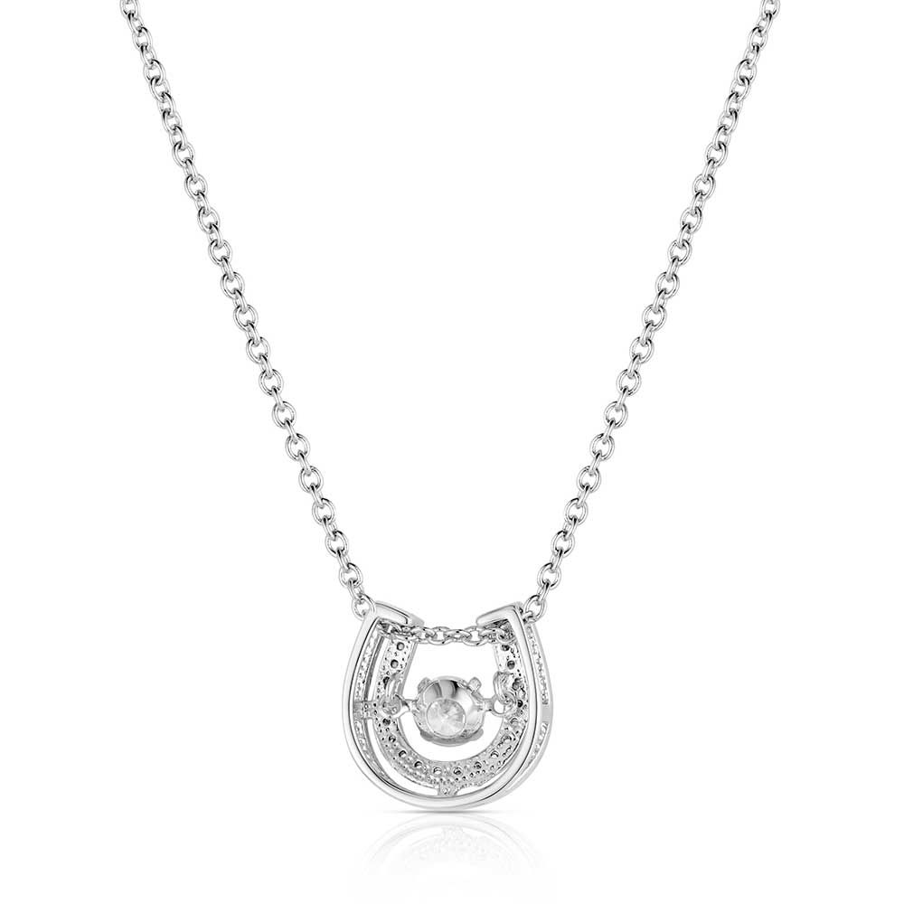 Montana Silversmiths Dancing with Luck Horseshoe Necklace