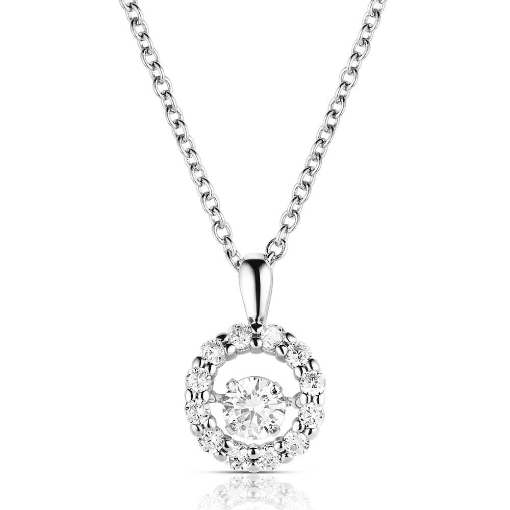 Montana Silversmiths Dancing Halo Circle Necklace