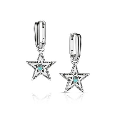 Montana Silversmiths Lucky Star Turquoise Earrings