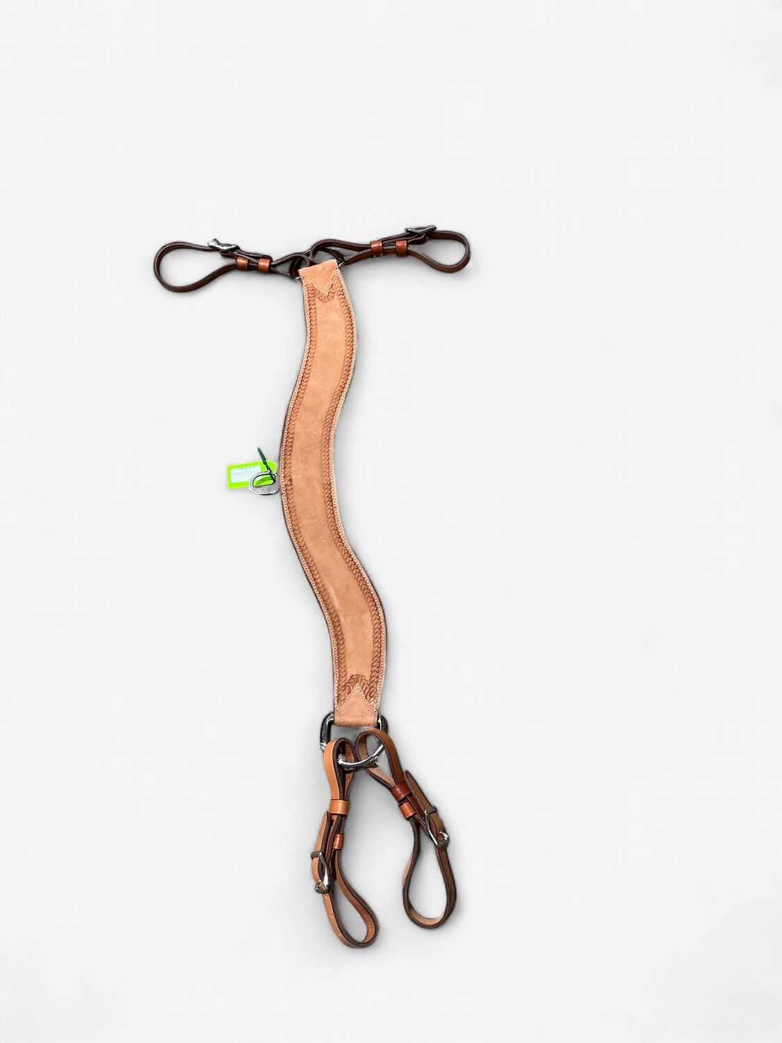 Irvine Tripping Collar Rough Out Braid Border-Medium Oil