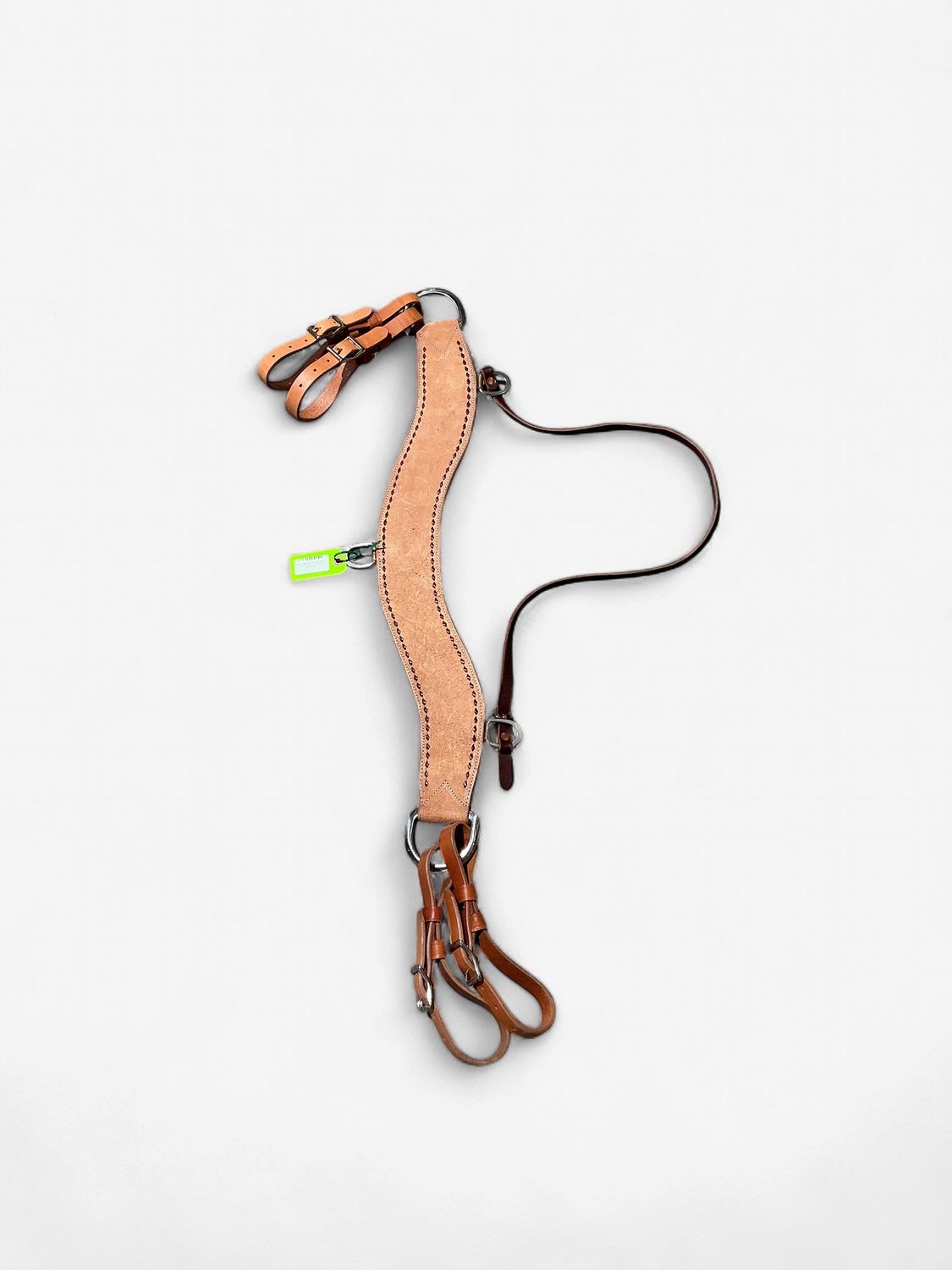 Irvine Tripping Collar Roughout w/Buckstitch-Natural