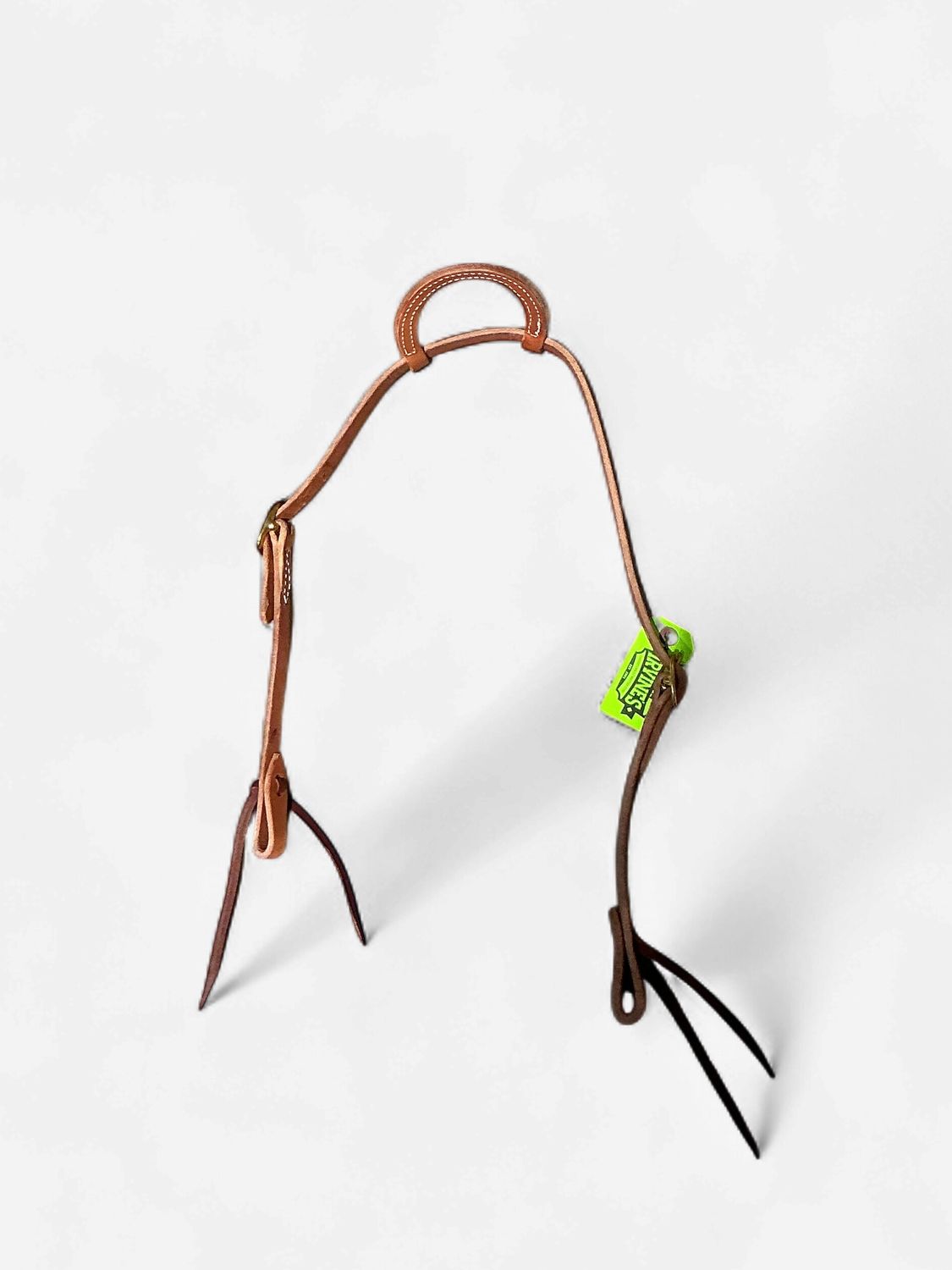 Irvine Flat Ear Headstall Tie Ends-Natural