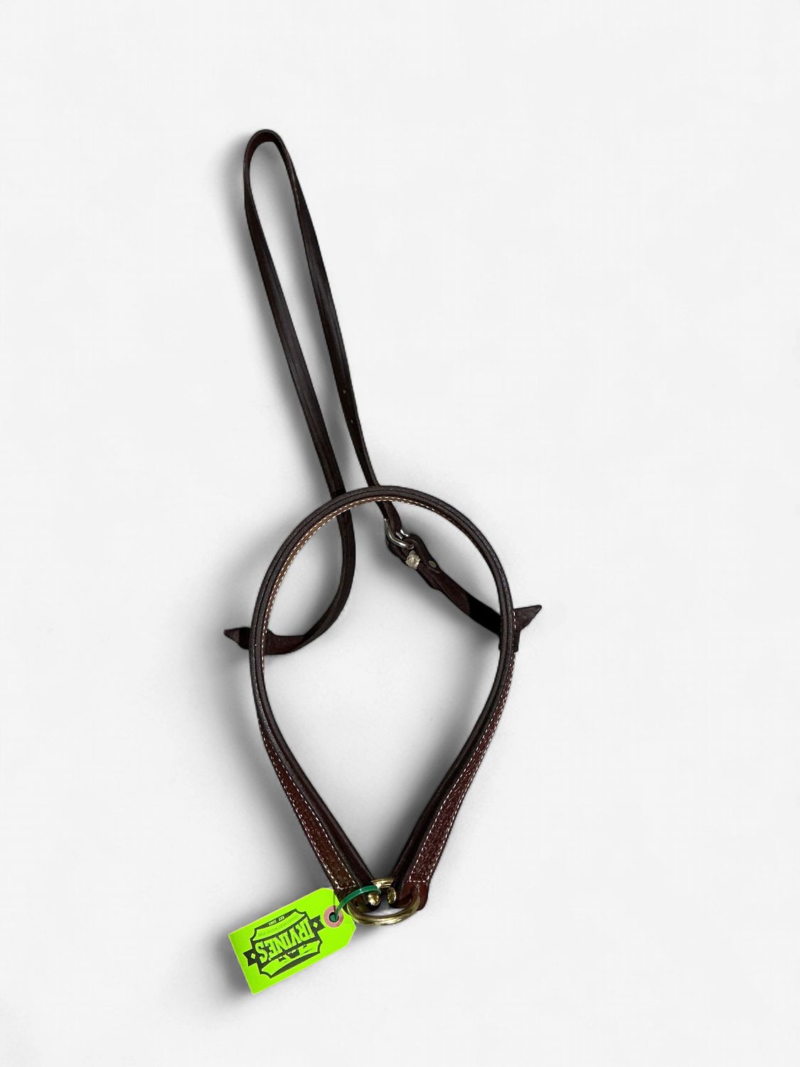 Irvine Basket Stamp Nose Band-Dark Oil
