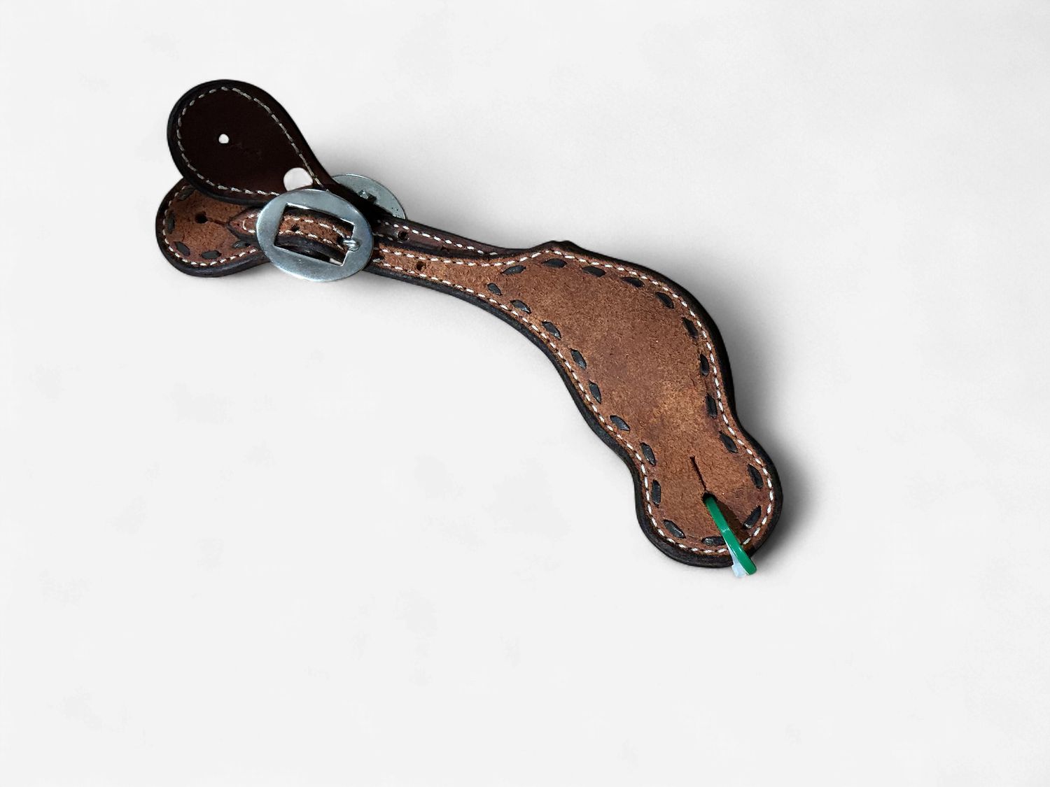 Irvine Spur Strap Rough Out-Dark Oil