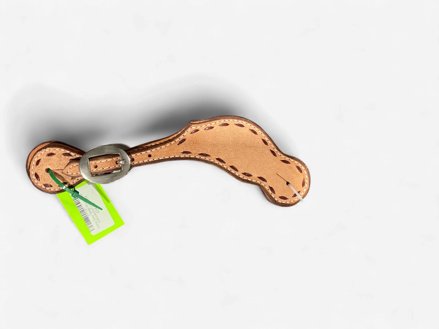 Irvine Spur Strap Rough Out w/ Latigo Buckstitch