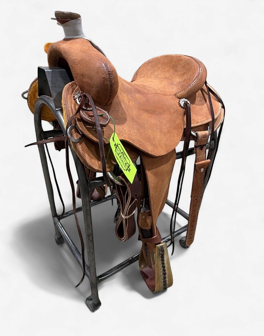 Irvine 15" Association Saddle Rough Out